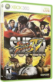 Super Street Fighter IV - Box - 3D Image