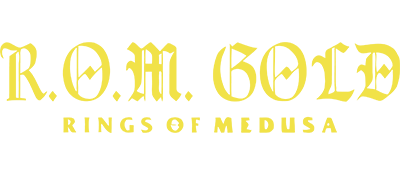 R.O.M. Gold: Rings of Medusa - Clear Logo Image