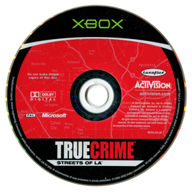 True Crime: Streets of LA - Disc Image