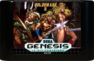 Golden Axe II - Fanart - Cart - Front Image