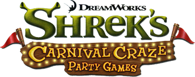 Shrek's Carnival Craze: Party Games - Clear Logo Image