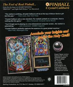 Crystal Caliburn - Box - Back Image