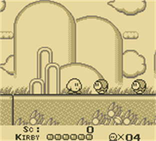 Kirby's Dream Land - Screenshot - Gameplay Image
