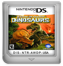 Battle of Giants: Dinosaurs - Fanart - Cart - Front Image