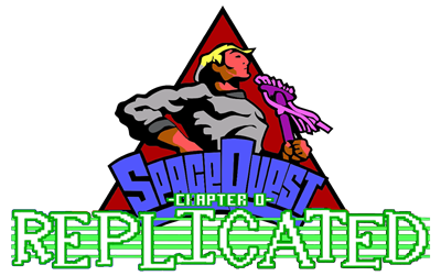 Space Quest 0: Replicated - Clear Logo Image