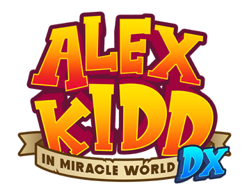 Alex Kidd in Miracle World DX - Clear Logo Image