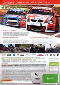 Forza Motorsport 3 - Box - Back Image