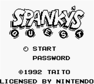 Spanky's Quest - Screenshot - Game Title Image