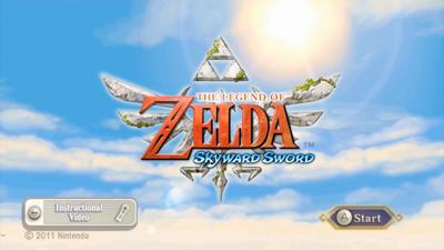 The Legend of Zelda: Skyward Sword - Screenshot - Game Title Image