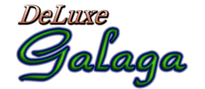 Deluxe Galaga - Clear Logo Image