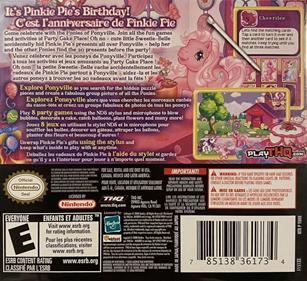 My Little Pony: Pinkie Pie's Party - Box - Back Image