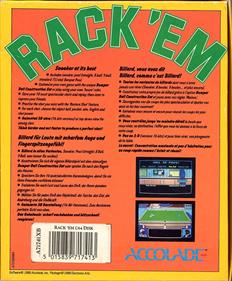 Rack 'Em - Box - Back Image
