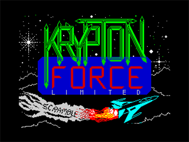 Scramble (Krypton Force) - Screenshot - Game Title Image