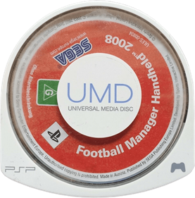 Football Manager Handheld 2008 - Disc Image