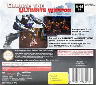 Transformers: War for Cybertron: Decepticons - Box - Back Image