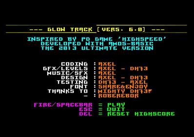 Glow Track 6.0 - Screenshot - Game Title Image