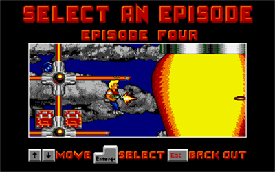 Duke Nukem II - Screenshot - Game Select Image