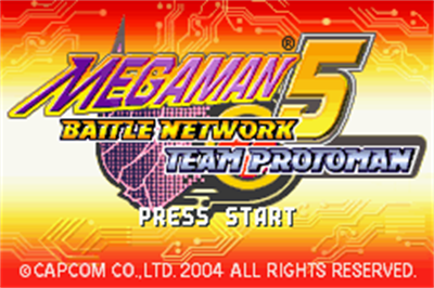 Mega Man Battle Network 5: Team Protoman - Screenshot - Game Title Image