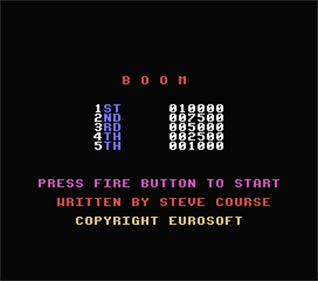 Boom! - Screenshot - Game Title Image
