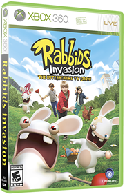 Rabbids Invasion : The Interactive TV Show - Box - 3D Image