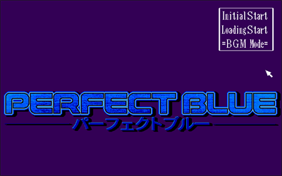 Perfect Blue - Screenshot - Game Title Image