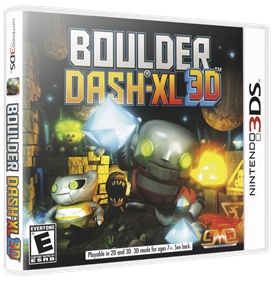 Boulder Dash-XL 3D - Box - 3D Image