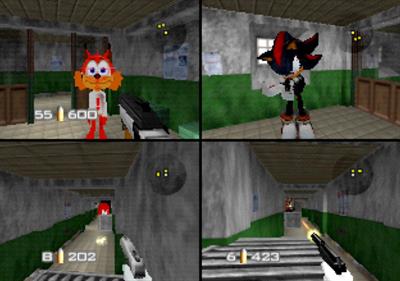 GoldenEye with Sonic Characters - Screenshot - Gameplay Image