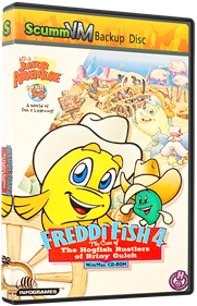 Freddi Fish 4: The Case of the Hogfish Rustlers of Briny Gulch - Box - 3D Image