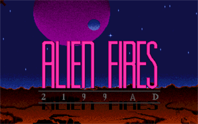 Alien Fires: 2199 AD - Screenshot - Game Title Image