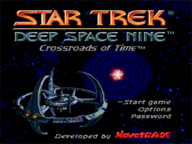 Star Trek: Deep Space Nine: Crossroads of Time - Screenshot - Game Title Image