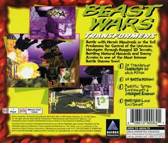 Beast Wars: Transformers - Box - Back Image