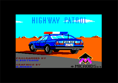 Highway Patrol - Screenshot - Game Title Image