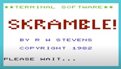 Skramble! - Screenshot - Game Title Image
