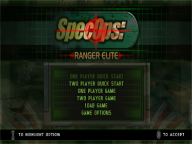 Spec Ops: Ranger Elite - Screenshot - Game Title Image
