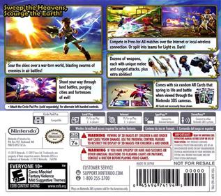 Kid Icarus: Uprising - Box - Back Image