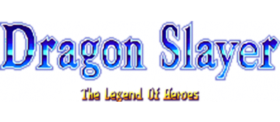 Dragon Slayer: Eiyuu Densetsu - Clear Logo Image