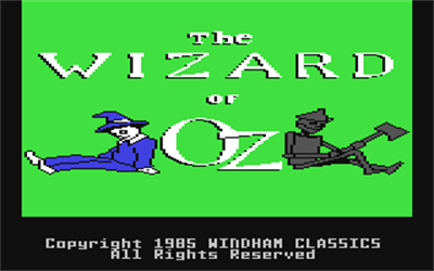The Wizard of Oz - Screenshot - Game Title Image