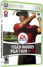 Tiger Woods PGA Tour 08 - Box - 3D Image