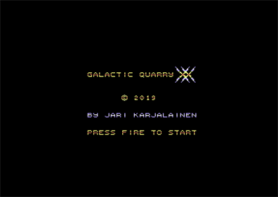Galactic Quarry X - Screenshot - Game Title Image