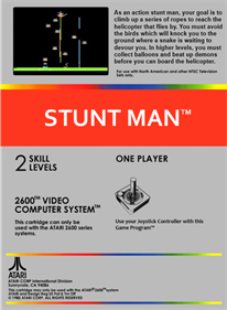 Stunt Man - Box - Back - Reconstructed