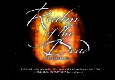 Realm of the Dead - Screenshot - Game Title Image