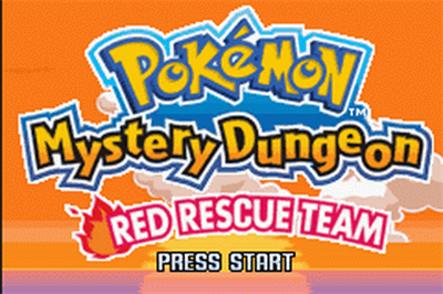 Pokémon Mystery Dungeon: Red Rescue Team - Screenshot - Game Title Image