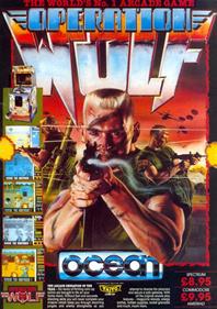 Operation Wolf - Advertisement Flyer - Front Image
