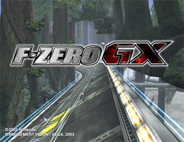 F-Zero GX - Screenshot - Game Title Image