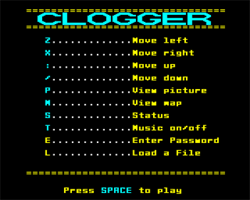 Clogger - Screenshot - Game Select Image
