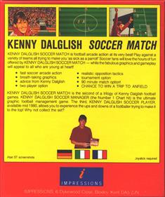 Kenny Dalglish Soccer Match - Box - Back Image