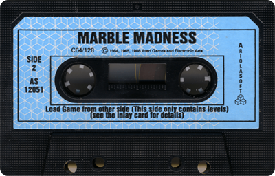 Marble Madness - Cart - Back Image