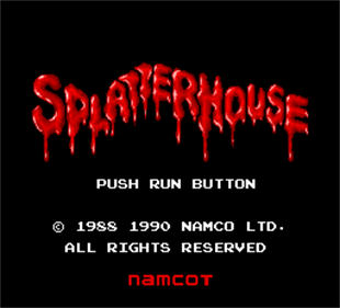 Splatterhouse - Screenshot - Game Title Image