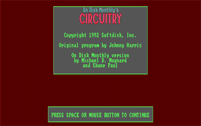 Circuitry - Screenshot - Game Title Image