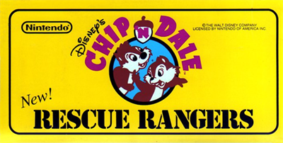 Chip'n Dale: Rescue Rangers - Arcade - Marquee Image